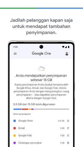 Google One screenshot 3