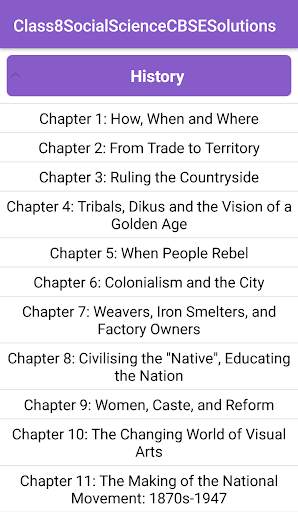 8th Social Science CBSE Solutions - Class 8 screenshot 2
