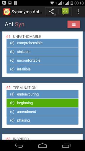 Synonyms Antonyms screenshot 5
