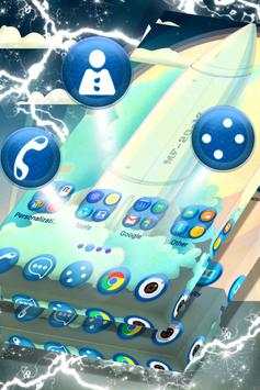 Blue Colour Launcher 3 تصوير الشاشة