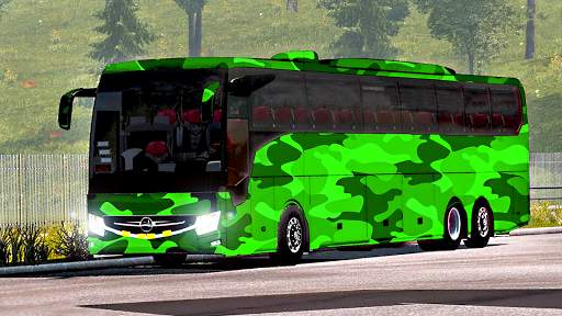 Army Bus Simulator Coach Army Bus Driving Games screenshot 1