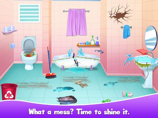 Big Home Cleanup Cleaning Game screenshot 8