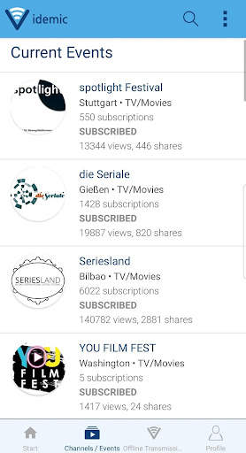videmic - event app screenshot 5