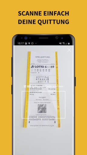 Lotto Scanner: Gewinncheck 3 تصوير الشاشة