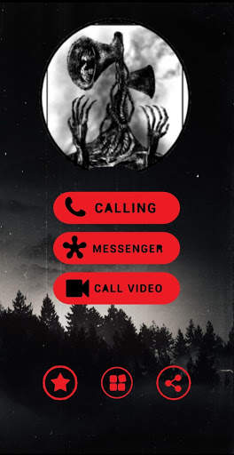 Call Siren Head chat   video call (Simulation) screenshot 3