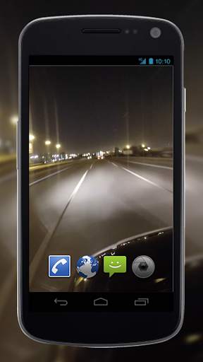 4K Night City Driving Video Live Wallpaper screenshot 2