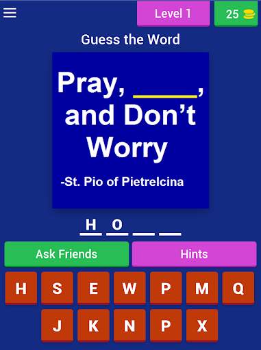 Saint Quotes (Catholic Game) screenshot 5