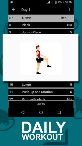 Daily Workouts at Home screenshot 3