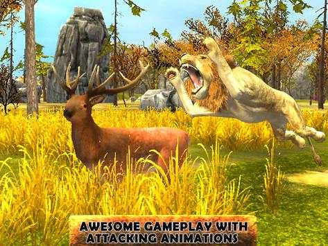 Lion Simulator 3D -Safari Game screenshot 8
