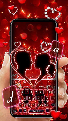 Valentine's Day Love Keyboard Theme screenshot 1