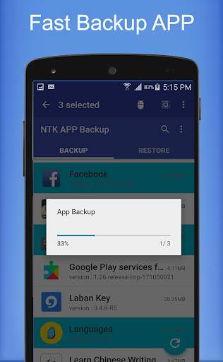 App Apk Backup & Restore - NTK Backup for Android स्क्रीनशॉट 6