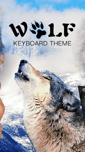 Wild Wolf Keyboard Theme screenshot 2