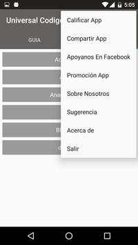 Universal Codigo Control Free screenshot 3