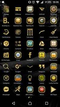 TSF Shell Theme Luxury Gold screenshot 1
