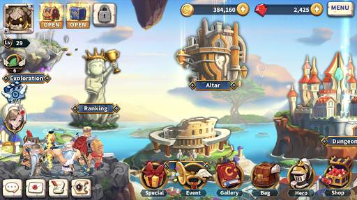 WITH HEROES - IDLE RPG screenshot 6