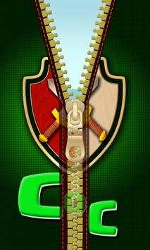 Zipper Lock Screen for CoC screenshot 3