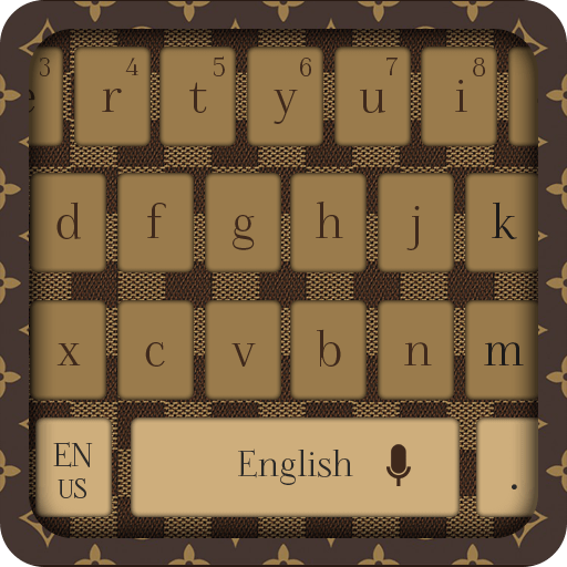 LV Luxury Leather Keyboard Theme icon