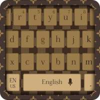 LV Luxury Leather Keyboard Theme logo