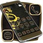 Gold Dragon Launcher Theme 1.264.1.110