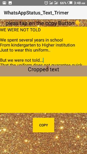 Text Editor Status  app screenshot 2