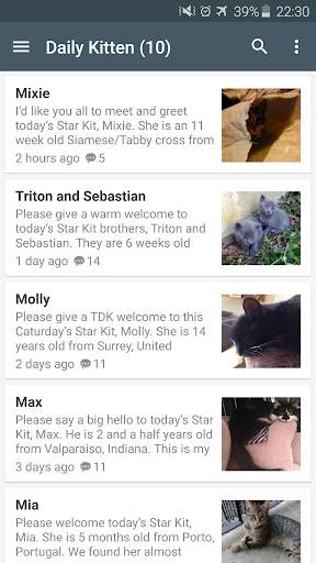 Cute funny puppy & cat photos screenshot 9
