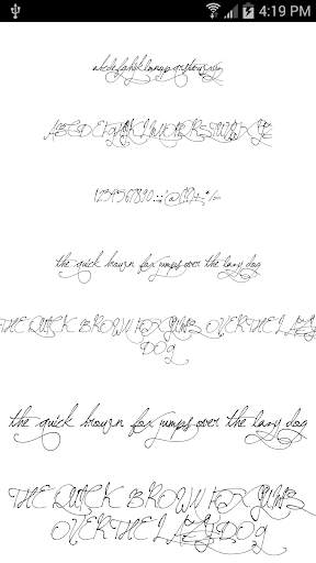 Romance Fonts Message Maker screenshot 7
