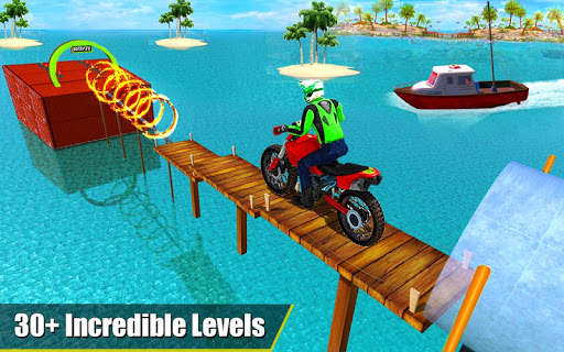 Crazy Bike Racing Stunt 3D Adventure screenshot 2