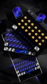 Black Blue Metal Keyboard screenshot 1