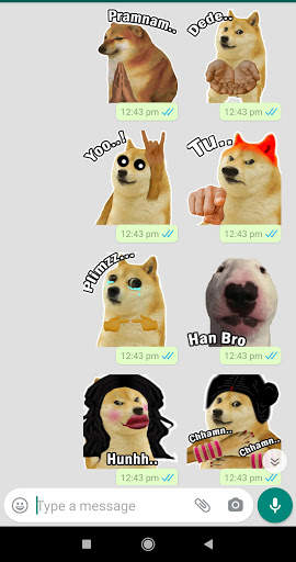 Cheems Doge WhatsApp Stickers screenshot 4