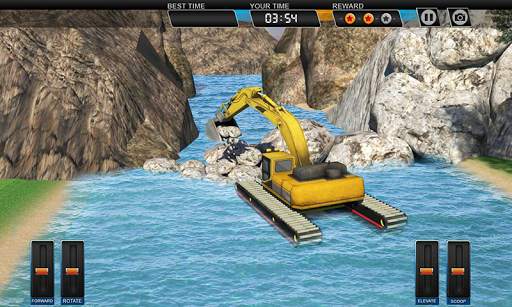 برمائية حفارة محاكي لعبه : Construction Crane 3D 5 تصوير الشاشة