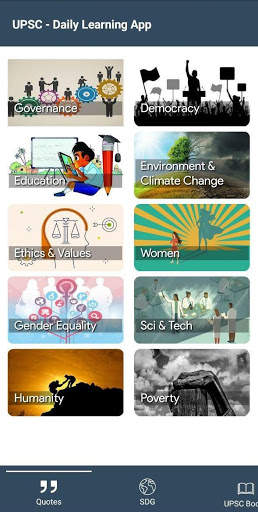 UPSC CSE IAS / IPS - Daily Learning App screenshot 1