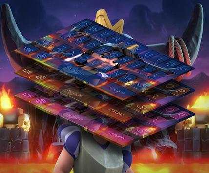 Clash Keyboard Theme HD screenshot 1