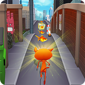 Cat Run Surfer 3D: Surfing Game icon