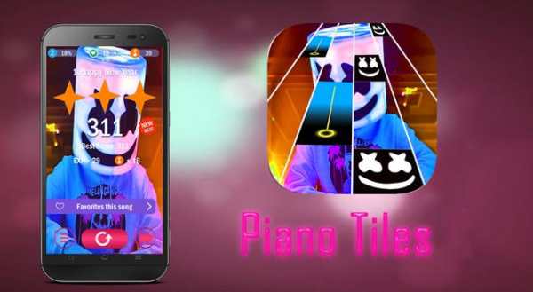 Marshmello piano tiles game screenshot 7