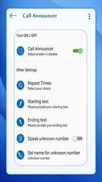 Call Announcer : SMS Announcer screenshot 5