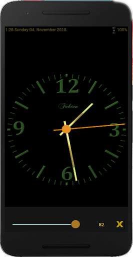 Nice Night Clock with Alarm and Light - no Ads screenshot 7
