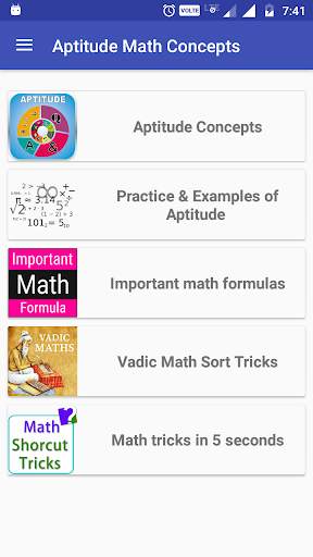 Aptitude Math Concepts screenshot 1