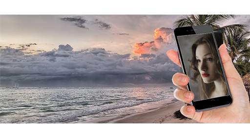mobile phone photo frame screenshot 2