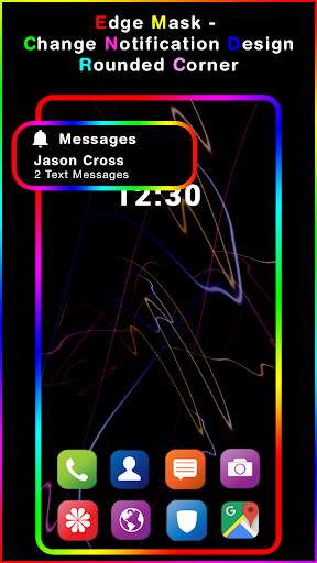 Edge Mask - Change To Unique Notification Design screenshot 4