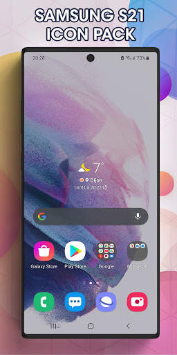 Samsung S21 theme, Launcher for Galaxy S21 Ultra screenshot 1