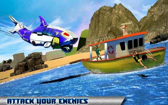 Robot Sea Shark Simulator screenshot 7