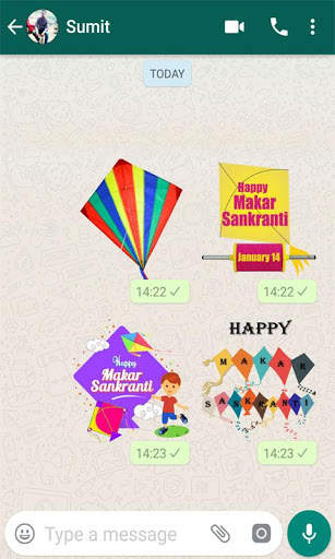 Makar Sankranti WAStickers App screenshot 5
