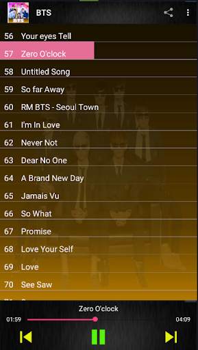 100   Lagu BTS Offline screenshot 2