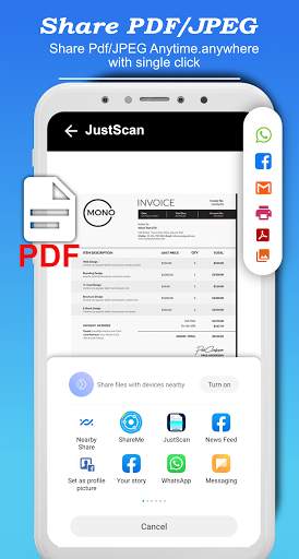 Doc Scanner - JustScan Cam Scanner screenshot 5
