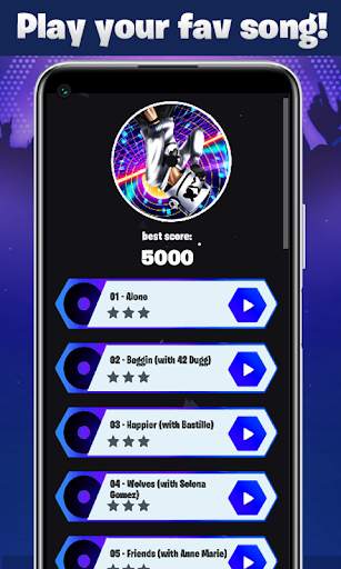 Marshmello Tiles Hop EDM Rush screenshot 2
