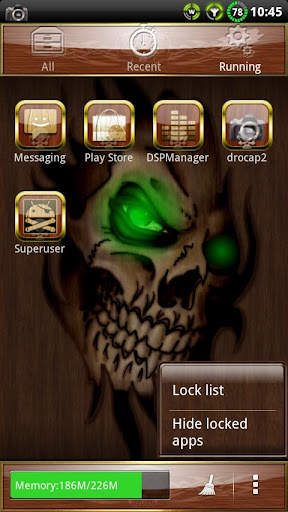 Wood Skull GO launcher EX screenshot 4