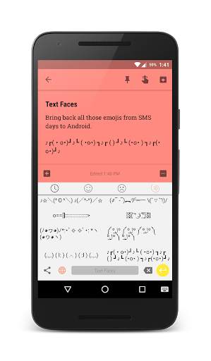 Text Faces - Emoji Keyboard screenshot 2
