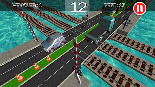 RailRoad Crossing 3D 🚅 Train Simulator Game screenshot 13