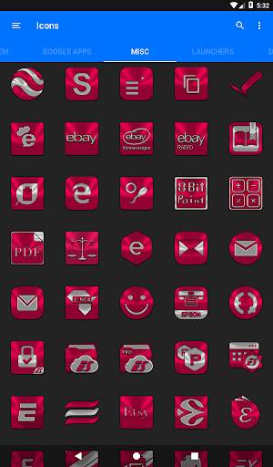 Crimson Icon Pack screenshot 12