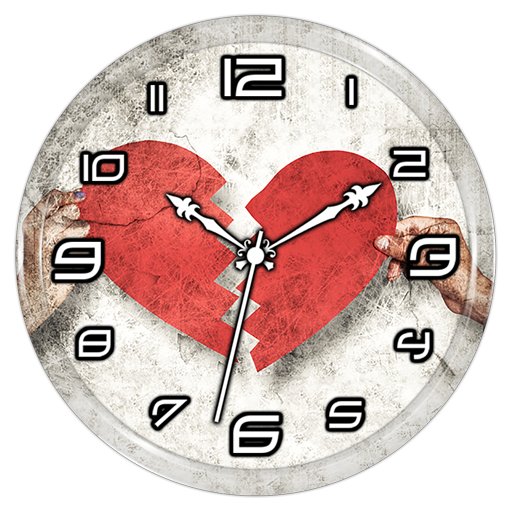 Broken Heart Clock Live WP icon